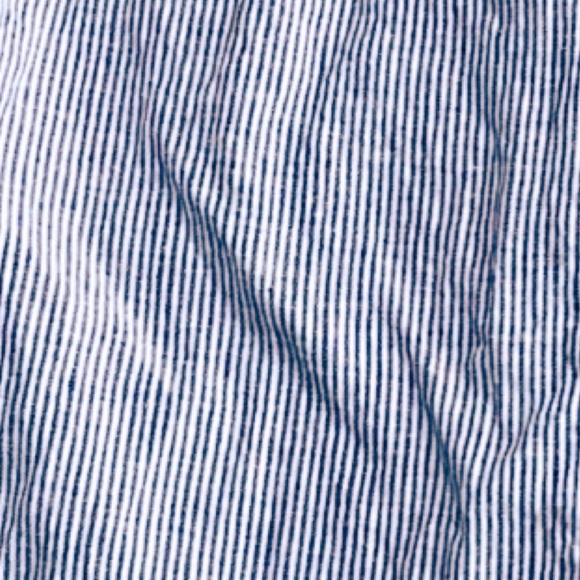 Talbots Linen Blend Striped Wide Leg Pants - Picture 6 of 11